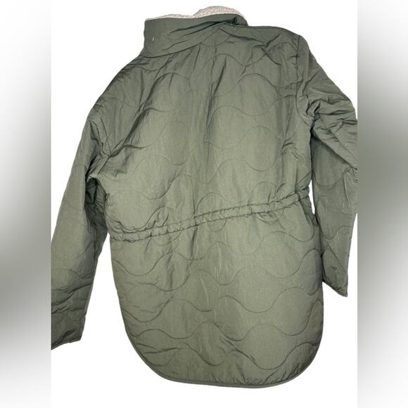 Columbia Green Quilted Jacket with Sherpa Lining - Picture 5 of 5